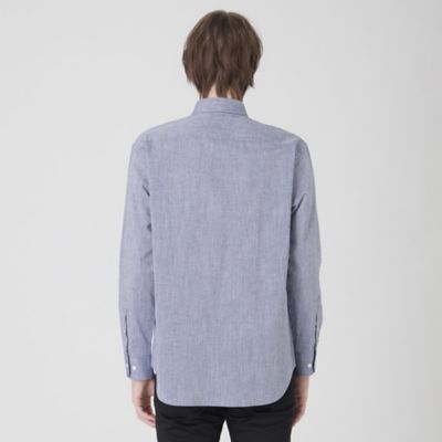 【一部店舗限定】コットンリネンシャンブレーシャツ（５１Ｍ６３５７３＿＿）