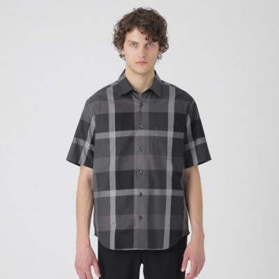一部店舗限定】クレストブリッジチェックハーフスリーブシャツ