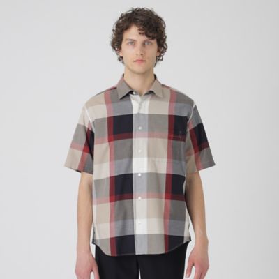 一部店舗限定】クレストブリッジチェックハーフスリーブシャツ