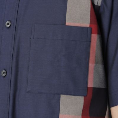 【一部店舗限定】クレストブリッジチェックパッチワークシャツ（５１Ｍ６５５７５＿＿）