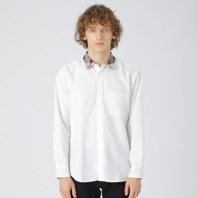 ＜BLACK LABEL CRESTBRIDGE (Men)＞【一部店舗限定】パーシャルチェックシャツ（５１Ｍ６６４７６＿＿）