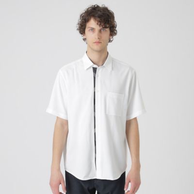 Lacoste ★ロゴストライプスライダー オーバーサイズボックスプリントストライプシャツ | LACOSTE