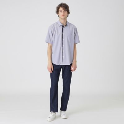 E0635S 美品 ブラックレーベル クレストブリッジ シアサッカー シャツ L E0635S 美品 ブラックレーベル クレストブリッジ シアサッカー