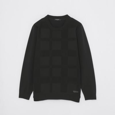 ブラックレーベルクレストブリッジ新品ブラック スリーブチェックシャギーニット M 楽天市場】ブラックレーベル クレストブリッジ BLACK LABEL