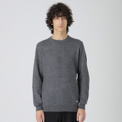 BLACK LABEL CRESTBRIDGE (Men)/ブラックレーベル・クレストブリッジ シャドーチェッククルーネックニット(51N02612__) グレー06G トップス【三越伊勢丹/公式】