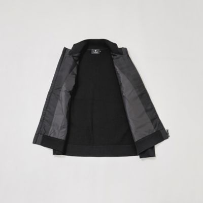 ファブリックコンビニットブルゾン（51N05415＿＿） | BLACK