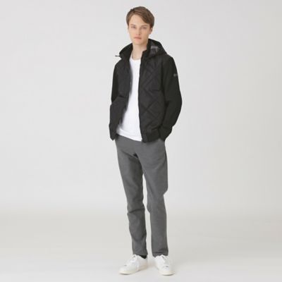 ファブリックコンビニットブルゾン（51N05615＿＿） | BLACK