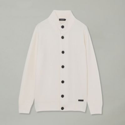 クレストブリッジチェックハイネックカーディガン（５１Ｎ０７４１７＿＿）