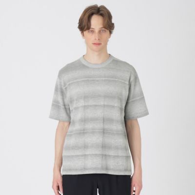 ＜BLACK LABEL CRESTBRIDGE (Men)＞カスリシャドーチェックニットＴシャツ（５１Ｎ０７５１７＿＿）