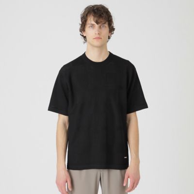 ＜BLACK LABEL CRESTBRIDGE (Men)＞ハイツイストシャドーチェックニットＴシャツ（５１Ｎ０８５１８＿＿）