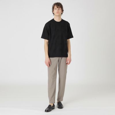 ハイツイストシャドーチェックニットTシャツ