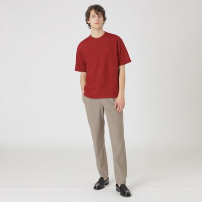 ハイツイストシャドーチェックニットTシャツ