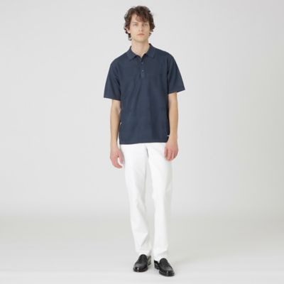 ハイツイストシャドーチェックニットポロシャツ（５１Ｎ０９５１９＿＿）