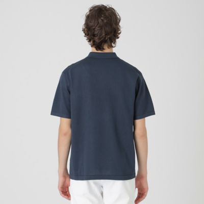 ハイツイストシャドーチェックニットポロシャツ（５１Ｎ０９５１９＿＿）