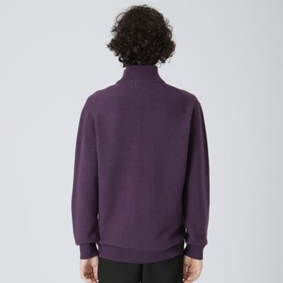 バーバリーブラックレーベル ドライバーズニット ブルゾン ノバチェック　カシミア WEB・一部店舗限定】パネルチェックニットブルゾン