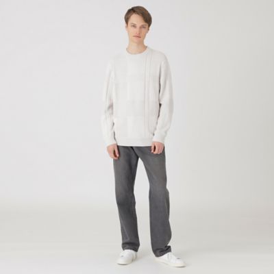 プレーティングカラーシャドーチェックニット（51N11621＿＿