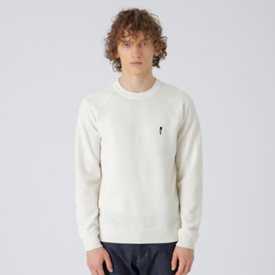 ＜BLACK LABEL CRESTBRIDGE (Men)＞カシミヤミックスガーズマンニット（５１Ｎ１６４２６＿＿）
