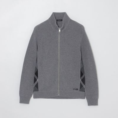 一部店舗限定】ジップアップハイネックカーディガン