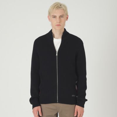 一部店舗限定】ジップアップハイネックカーディガン