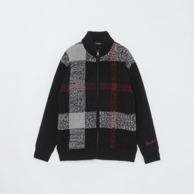 【ＷＥＢ・一部店舗限定】パネルチェックニットブルゾン（５１Ｎ８０４９０＿＿）