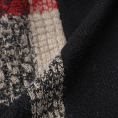 【ＷＥＢ・一部店舗限定】パネルチェックニットブルゾン（５１Ｎ８０４９０＿＿）