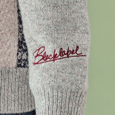 【ＷＥＢ・一部店舗限定】パネルチェックニットブルゾン（５１Ｎ８０４９０＿＿）
