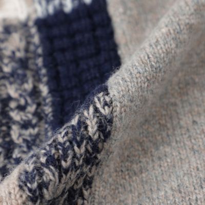 【ＷＥＢ・一部店舗限定】パネルチェックニットブルゾン（５１Ｎ８０４９０＿＿）