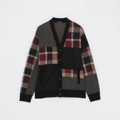 【店舗限定】パッチワークチェックカーディガン（５１Ｎ８１２８１＿＿）