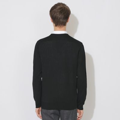 新品 M ブラックレーベル クレストブリッジ 羊毛ジャケット ニットカーディガン BLACK LABEL CRESTBRIDGE（ブラックレーベル・クレストブリッジ）の