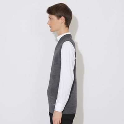 WEB限定】シャドーチェックニットベスト（51N87697＿＿