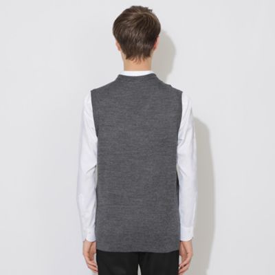 WEB限定】シャドーチェックニットベスト（51N87697＿＿