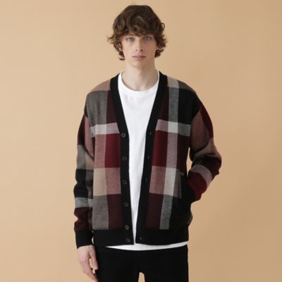 【ＷＥＢ限定】クレストブリッジチェックリラックスカーディガン