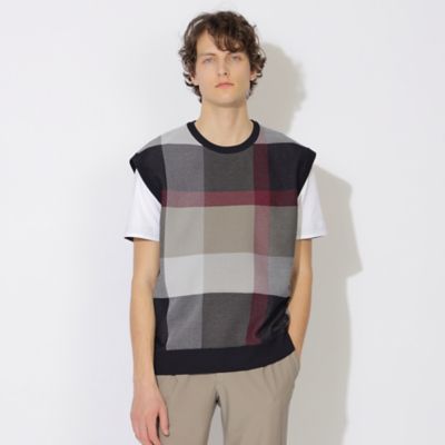 BLACK LABEL CRESTBRIDGE (Men)/ブラックレーベル・クレストブリッジ 【ＷＥＢ・一部店舗限定】クレストブリッジチェックインレーベスト（５１Ｎ９２５０２＿＿）