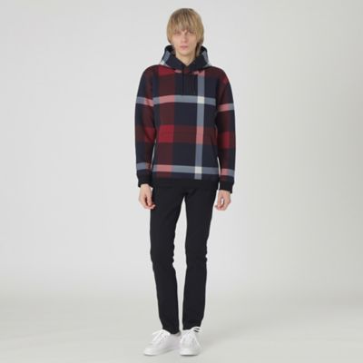 クレストブリッジチェックフーディー（51P01311＿＿） | BLACK