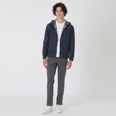 Munsingwear　キラキラロゴ付きパーカー　BLACKチェックストレッチ ジャガードロゴジップパーカー – WEGO ONLINE STORE