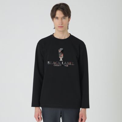 アクア BLACK LABEL チェック柄長袖カットソー ショルダーチェックカットソー（カットソー）｜BLACK LABEL