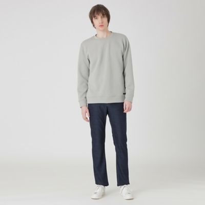 デニムライクブリスターチェックスウェットシャツ（５１Ｐ０７５１７＿＿）