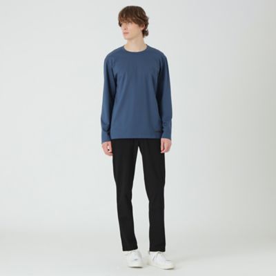 ブルーレーベルクレストブリッジ　長袖　カットソー　ブラック セール】 ロゴプリントロングTシャツ （カットソー）｜BLUE