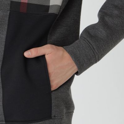 ブラックレーベルクレストブリッジ　チェックパッチワークフーディー新品XL パッチワークチェックフーディー（51P08418＿＿