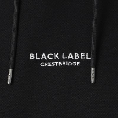 ブラックレーベルクレストブリッジ新品ブラック パッチワークフーディー L BLACK LABEL CRESTBRIDGE（ブラックレーベル・クレストブリッジ