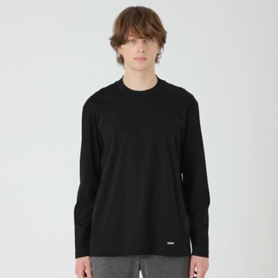 マーセライズドレスロンT（51P08618＿＿） | BLACK