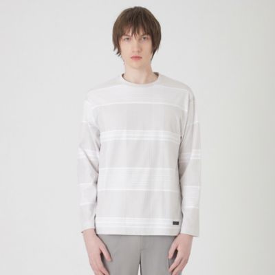 ＜BLACK LABEL CRESTBRIDGE (Men)＞ハリヌキシャドーチェックカットソー（５１Ｐ１０５２０＿＿）