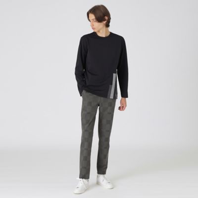 【未使用品】ブラックレーベルクレストブリッジ チェック スラックス グレー S ブラックレーベルクレストブリッジ チェック スウェット パンツ