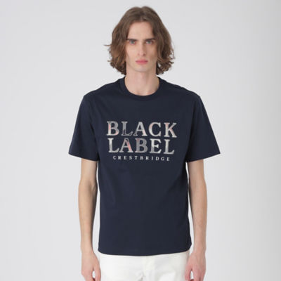 チェックコンビロゴグラフィックＴシャツ（５１Ｐ１５３２５＿＿） | BLACK LABEL CRESTBRIDGE (Men)/ブラックレーベル・ クレストブリッジ | 三越伊勢丹オンラインストア・通販【公式】