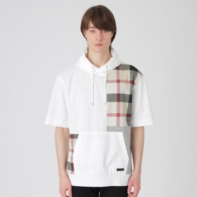 ＜BLACK LABEL CRESTBRIDGE (Men)＞クレストブリッジチェックパッチワークフーディー（５１Ｐ２７３３７＿＿）