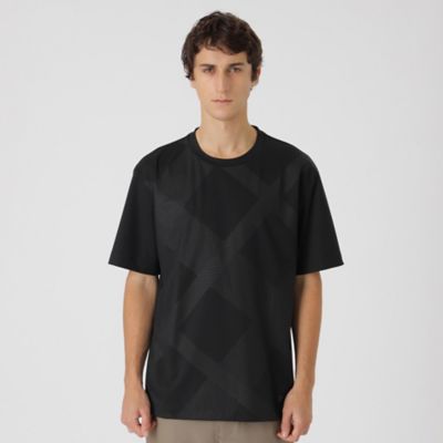 【在庫限り】 ハイストレッチシャドーチェックTシャツ（51P29539＿＿ トップス