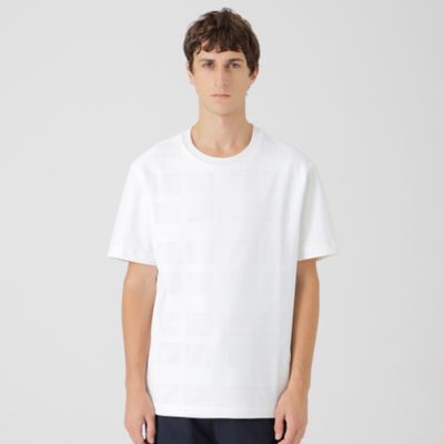 BLACK LABEL CRESTBRIDGE (Men)/ブラックレーベル・クレストブリッジ シアーチェックコンビＴシャツ（５１Ｐ３２６４２＿＿）