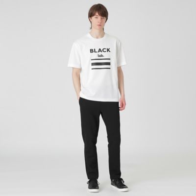 BLACK lab．】テクニカルロゴグラフィックTシャツ