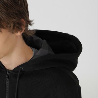 black label crestbridge ダンボールパーカー　ポリエステル BLACK lab.】シアーダンボールパーカー（カットソー）｜BLACK