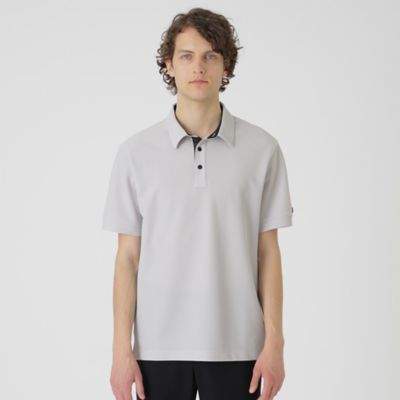 ＜BLACK LABEL CRESTBRIDGE (Men)＞【ＢＬＡＣＫ　ｌａｂ．】ブリーズメッシュポロシャツ（５１Ｐ４８５５７＿＿）